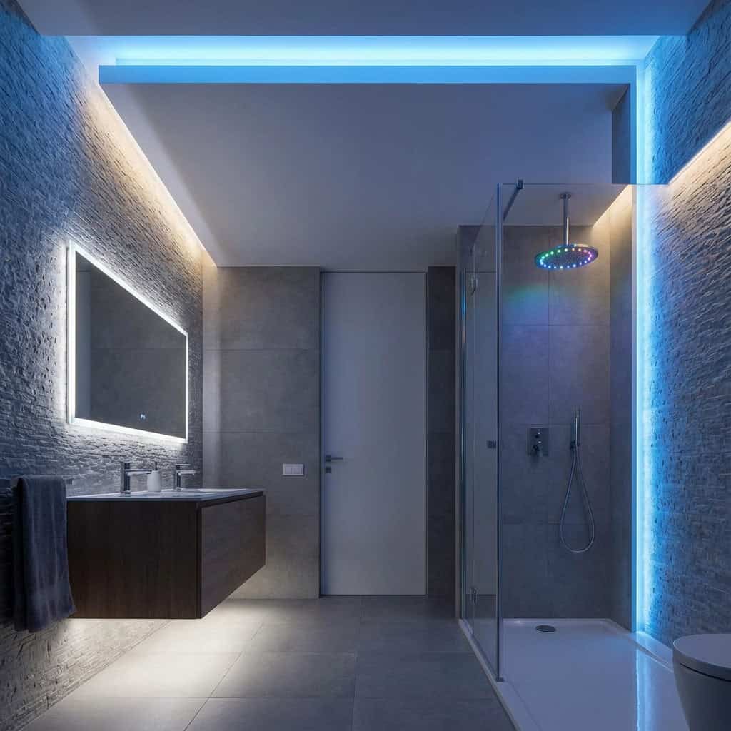 Artificial Lighting Bathroom
