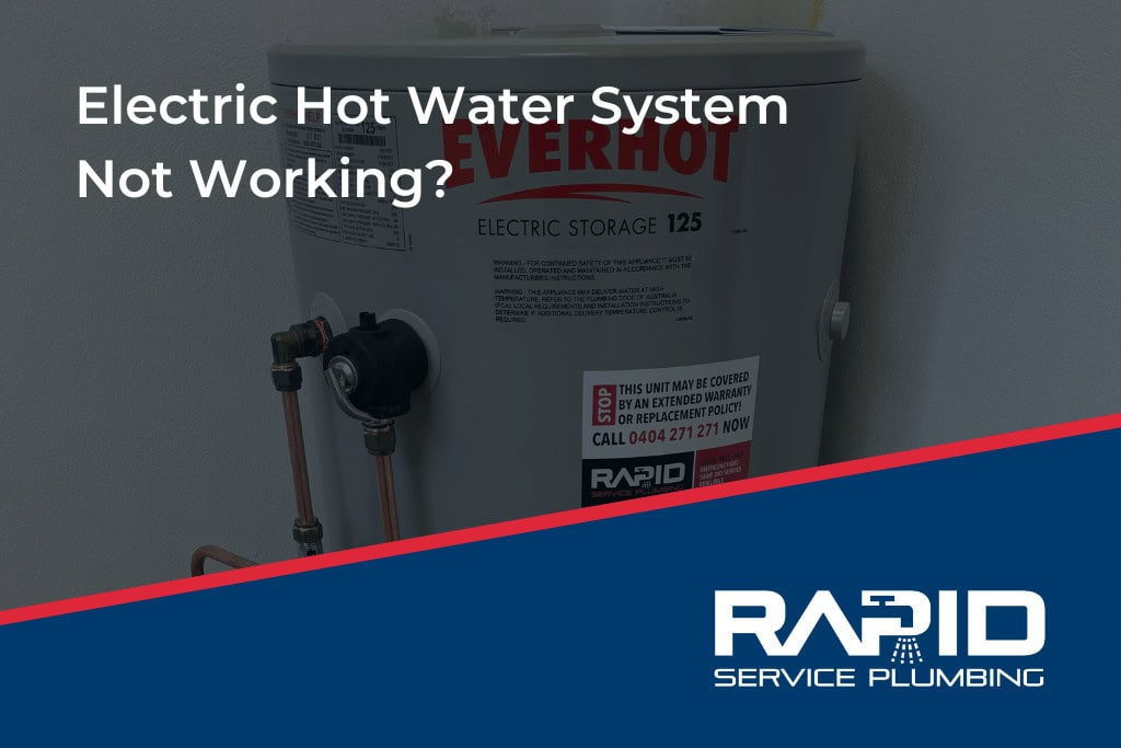 Electric Hot Water System Not Working